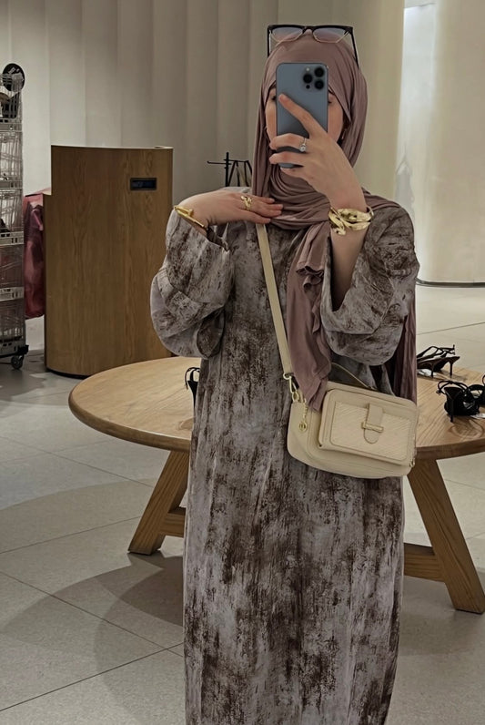 Robe marbré