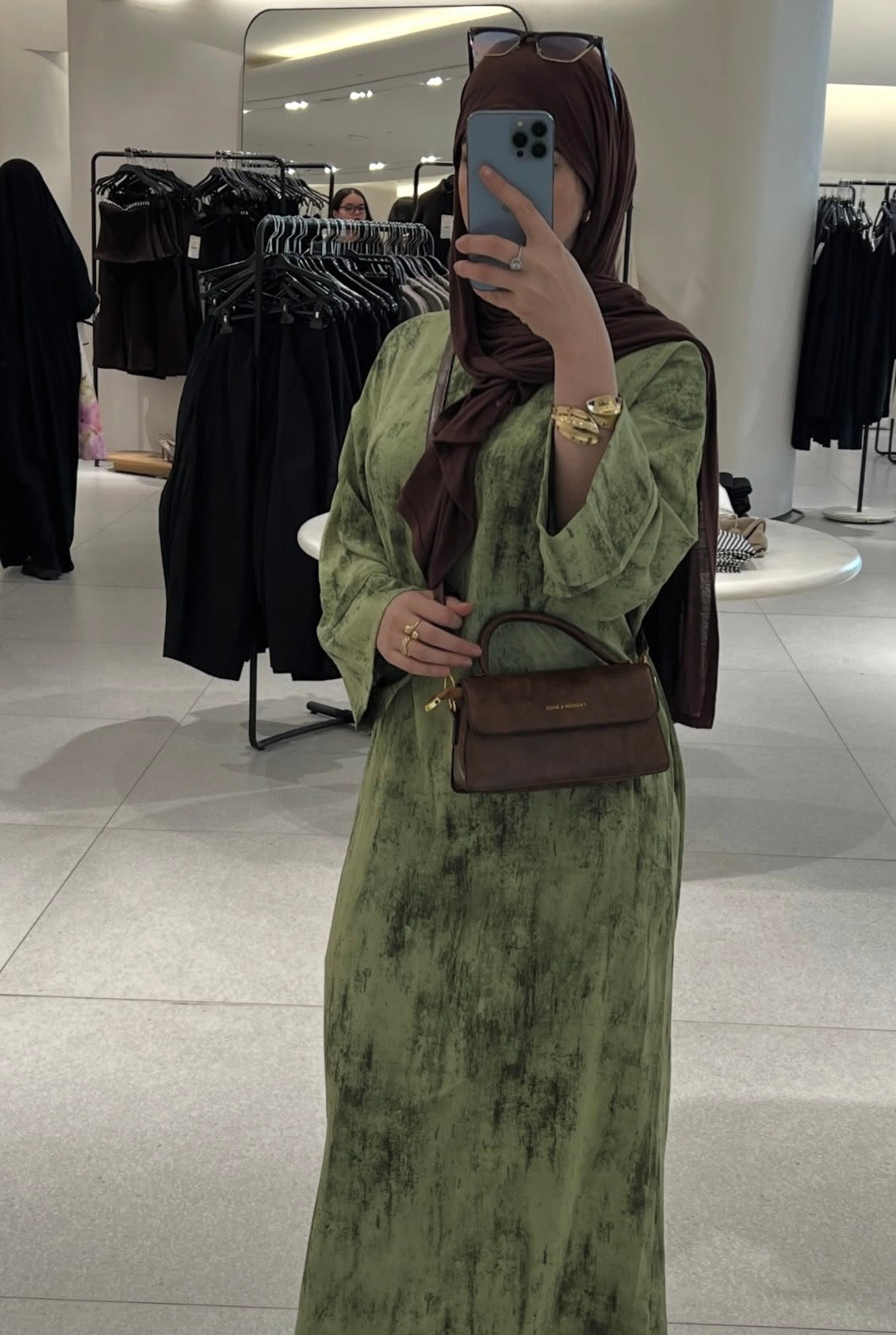 Robe marbré